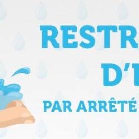 RESTRICTION D'EAU